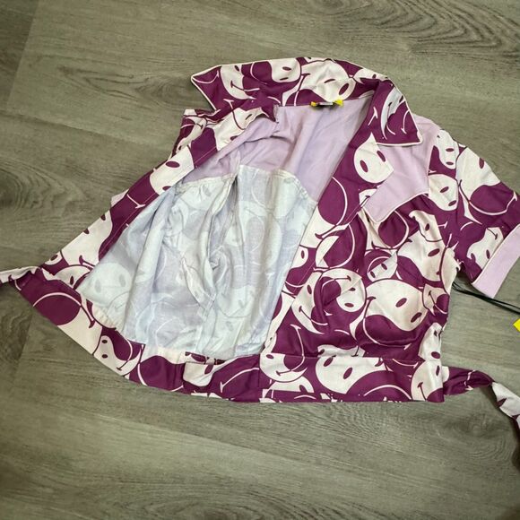 Unique Vintage x Smiley - wrap crop top - Picture 5 of 5